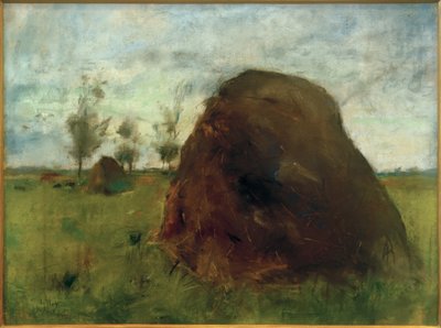 The Haystacks by Lesser Ury